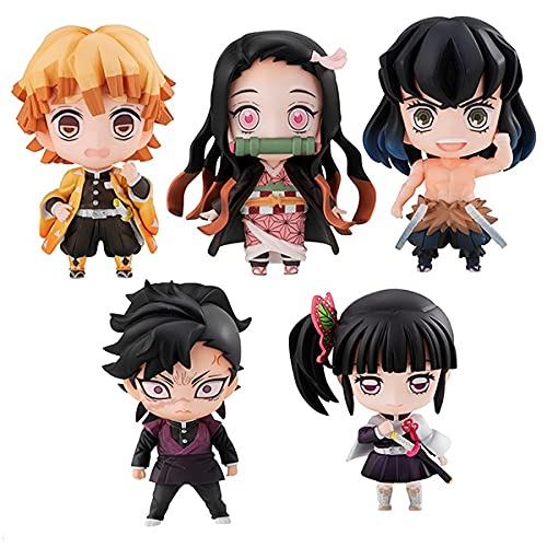 Demon Blade Tanjiro&S Friends Mascot Set Approx. 50Mm Pvc Pre-Painted Complete Figure Mh83060- Japan Figure Store - #1 Bring To You The Best Japanese Goods
