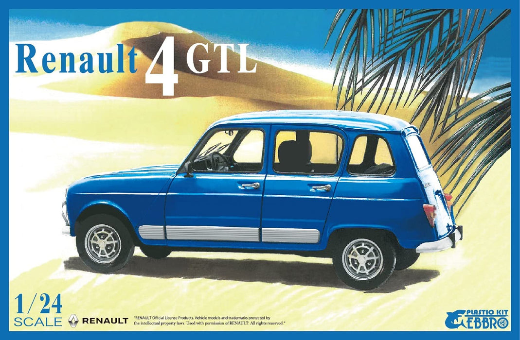 Ebbro 50119 Renault 4Gtl 1/24 Japanese Scale Classical Cars Plastic Model Kit- Japan Figure Store - #1 Bring To You The Best Japanese Goods